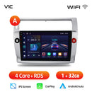 Junsun Android Wireless CarPlay Auto Car Radio For Citroen C4 C-Triomphe C-Quatre 2004-2009 Intelligent Systems DSP SWC RDS GPS