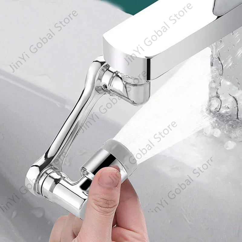 1080° Rotatable Multifunctional Extension Faucet Universal Faucet Splash Filter Bathroom Basin Kitchen Tap Nozzle Extend Adapter