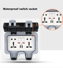 Internationale universelle IP66 USB-Wand-Außensteckdose, wasserdicht, UK EU DE Korea, regenfestes Ladeanschlussgehäuse, wasserdichte Box