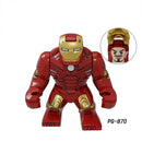 Marvel Action Figure Mini Block Adult Super Hero Series Iron Man Spider Man Assembled Block Children's Puzzle Toy Gift