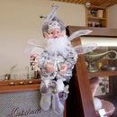 2023 Weihnachtsdeko 50cm Elfenpuppe Spielzeug Hängende Stehende Deko Navidad Anhänger Ornamente Für Zuhause Neujahrsgeschenk Für Kinder