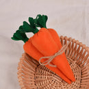 2/3PCS Easter Ornaments Carrots Rabbit Hanging Pendant Toy Cloth Props Happy Easter Decorations 2023 for Home Party
