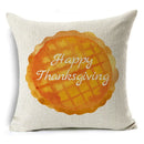 Thanksgiving Pumpkin Plant Pillowcases Linen Decor Throw Cushion Cover For Car Sofa Pillowcase Outdoor Garden Home Decoration
