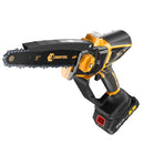 CONENTOOL Mini Chainsaw 8+6 Inch 21V Cordless Electric Chainsaw with Li-ion Battery Handheld Garden Wood Cutting Pruning Machine