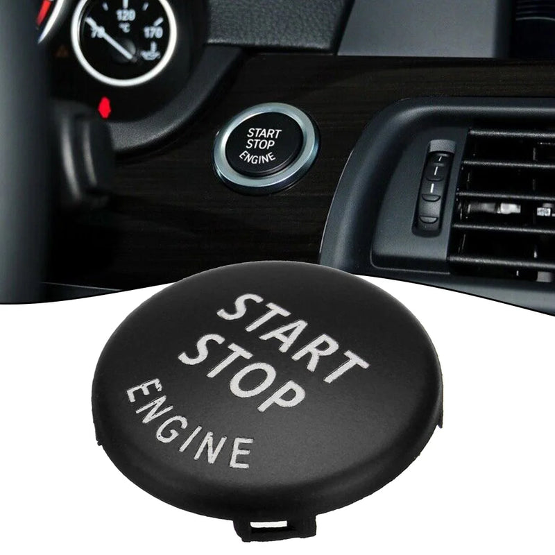 1X Black Start Stop Engine Button Switch Cover For BMW 1 3 5 Series E87,E90,E91,E92,E93,E60,X1,E84,X3,E83,X6,E71,Z4,E89