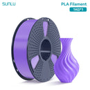 SUNLU 1KG PLA /Clear 3D Printer Filament 1.75mm 1000g Spool (2.2lbs) Neatly Arranged No Knot Filament Fit Most FDM Printer