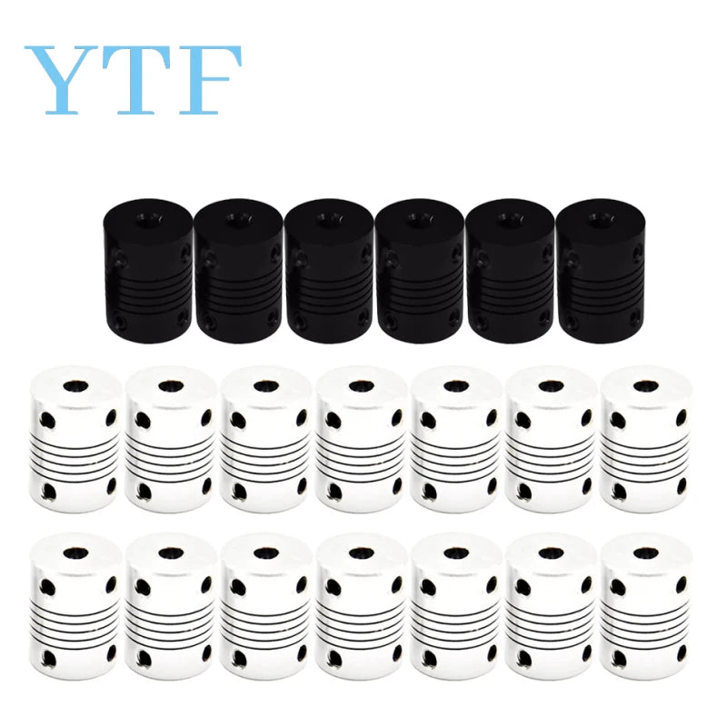 1-20pcs 3D Printer Part Stepper Motor 5x5x25mm 5X8x25mm  Flexible Coupler Shaft Couplings