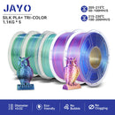 JAYO  pla plus SILK Three Colors Silk Rainbow 3D Printer Filament 1.75mm 100% No Bubble FDM 3D Printer Materials for 3D Printer