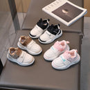 Kids Sneakers For Boys Girls Casual Shoes Leather Waterproof Non-slip Running Shoes Sport Shoes Toddler Children Sneakers 21-30