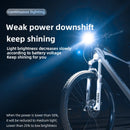 ROCKBROS Bike Light Headlight Bicycle Handlebar Front Lamp MTB Rode Cycling USB Rechargeable Flashlight Safety Tail Light