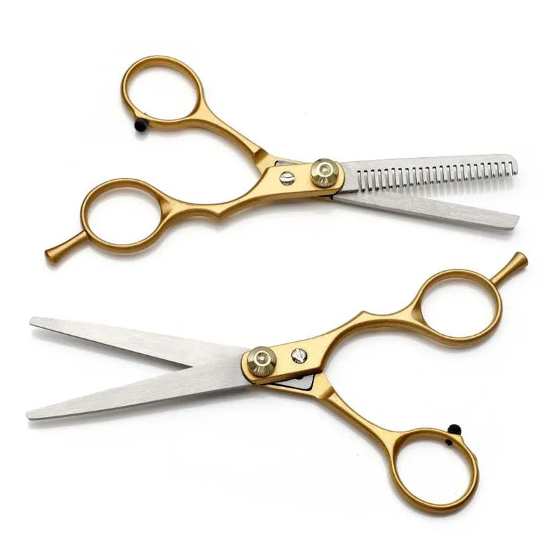 Professional Grooming Scissors For Dogs Cats Safety Round Tips Curved Blade Scissor Sharp Hairdressing Pet Scissors