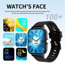 Smartwatch can answer and make calls, receive message reminders, multiple sports modes, compatible with Android and iPhone