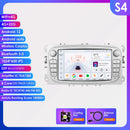 Hizpo 7 Inch Car Radio Multimedia for Ford Focus S-Max Mondeo Galaxy C-Max Kuga Navigation GPS Audio 2din Android 13 Autoradio