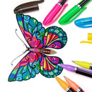 12 24 36 48Colors Gel Pens Set Glitter Gel Pen For Adult Coloring Book Journals Drawing Doodling Kids Sketching Painting Drawing