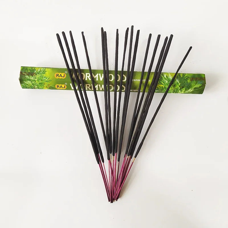 20 Sticks RAJ Indian Incense Sticks Bulk Natural Handmade White Sage Incense Lavender Scents for Home Meditaion Joss Sticks