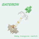 GATERON Kangaroo Switch 2.0 Baby Tactile Mechanische Tastaturschalter 5Pin 59g RGB Hot-Swap-fähige mechanische Schalter für Tastaturen