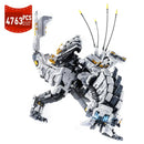 New MOC Horizon Zero Dawned Long-necked Beast Action Figure Building Block Mechanical Monster Mech Constructor Bricks Toys Gifts