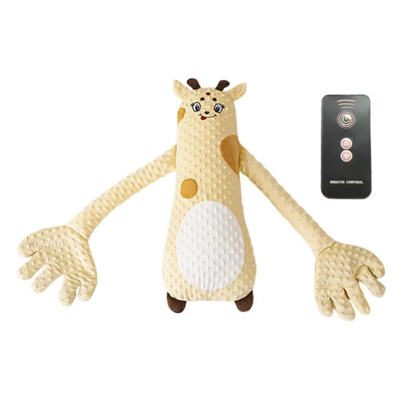 Baby Sleep Patter Stuffed Soothing Patting Toy with Palm Pad 3 Levels Adjustable Electric Hand Pillow for Soothing Sleeping Baby