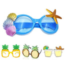 Strandsonnenbrillen Partygeschenk Flamingo Partybrille Hawaii Party Sonnenbrille Strandbrille Lustige Brille Fotobrille