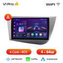 Junsun Android Wireless CarPlay Auto Car Radio For Seat Leon MK2 2005-2012 Car Intelligent Systems DSP SWC RDS GPS FM BT