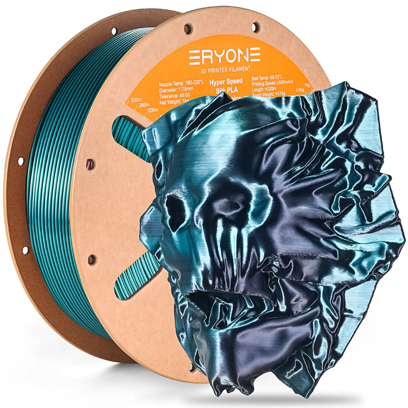 ERYONE New Arrival Hyper Speed Silk PLA Dual Color Filament High Quality 1KG 1.75mm Diamete Filament For 3D Printer Fast Ship