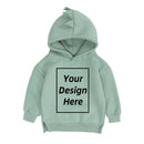 Kids Baby Girl Boy Customized Sweatshirt Add Your Text Image Long Sleeve Cotton Fleece Toddler DIY Pullover Hoodie Tops Clothes