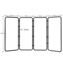 SH Green Screen 2.4X4M Collapsible Chroma Key Backdrop Wrinkle-Resistant Fabric Ultra-Quick Setup background removal for Stream