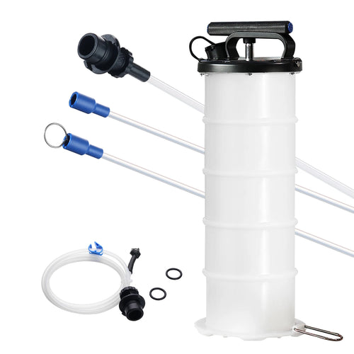SucceBuy 6.5L Flüssigkeitsabsauger, manueller Bremsölwechsler mit Schlauch, Vakuum-Flüssigkeitsölpumpe für Autozubehör