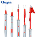 Cleqee P1503 Series Multimeter-Messleitungssatz mit austauschbarer Nadelprüfspitze, 4mm-Bananenstecker, Krokodilklemme, SMD-Testkabel