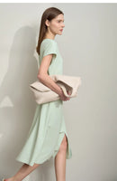 AMII Minimalist Summer Casual Dress for Women 2025 Solid Round Neck Sleeveless Dresses Lady Fashion Slim Straight Skirt 12512031