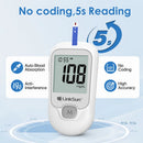 Blood Glucose Meter LinkSun G-425-3 Glucometer 50/100pcs Diabetes Tester Blood Sugar Monitor Digital Glucosemeter Complete Kit