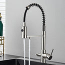 The Double Stream | Brass Kitchen Faucet With Built-In Water Filter