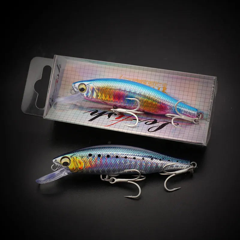 Le Fish 80mm 30g Heavy Minnow Sinking Minnow Wobblers Fishing for Bass Pike Isca Pesca Artificial Bait