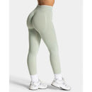 The Form Architect | Color-Block Seamless Knit Yoga Leggings