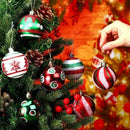 The Solstice Set | Hand-Painted 6cm Christmas Baubles