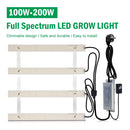 Full Spectrum LED Grow Light 100W 200W AC100-277V LM281B For Veg Flowers Greenhouses Plant Tent Growing Lamp