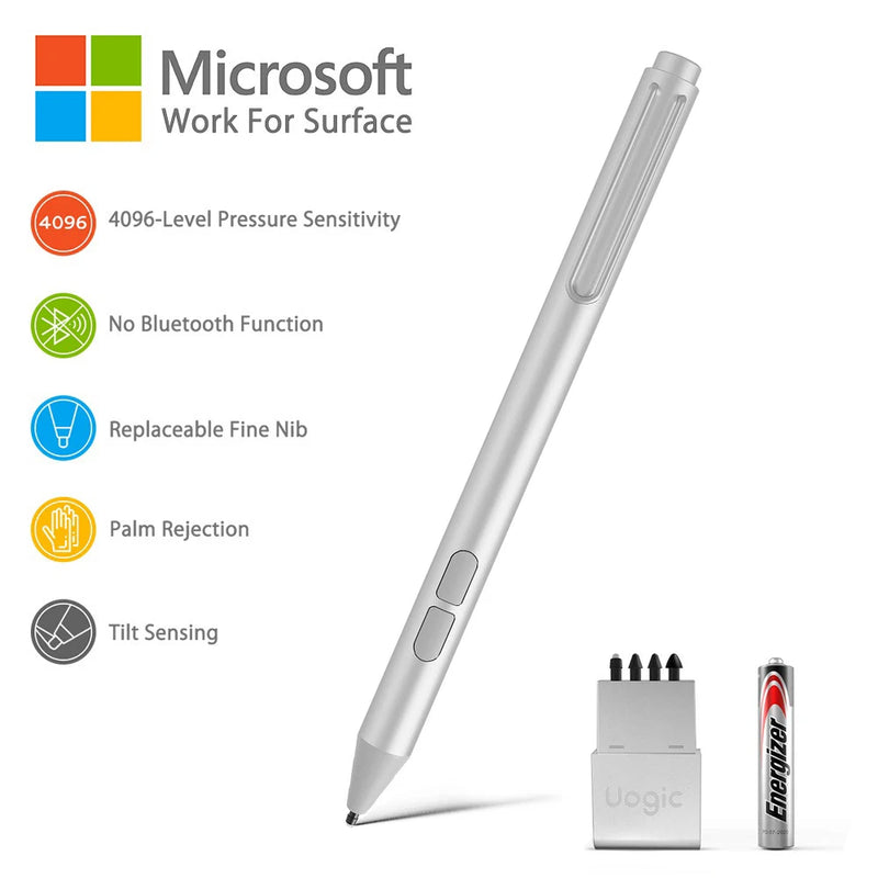 Touch Stylus Pen for Microsoft Surface 4096 Pressure Sensitivity Palm Rejection Compatible with New Surface Pro 9 & Pro 8/Laptop