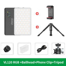 Ulanzi VL120 Full Color RGB Video Light 2500K-9000K LED Photography Lighting Dimmable Camera Light Live Vlog Fill Light