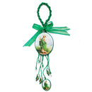 1Pc Wooden Cross Pendant Easter Gift Catholic Wooden Virgin Mary / Saint Jude Protection Blessing Charm Car Hanging Charm for Me