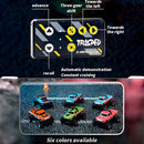 Mini RC Monster Truck with Lights & Trailer Remote Control Truck USB-C Rechargeable Adjustable Speed/Steering Children Toy Gift