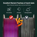 Tri-Color Dual-Color Silk Rainbow PLA Filament 1.75mm Accuracy+/-0.03mm 3D Printer Filament Compatible with Most FDM Printers