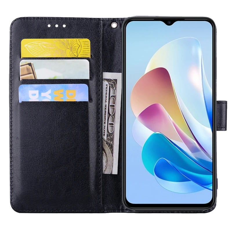 Leather Case For ZTE Blade V40 Design ZTE 8046 Flip Cover Wallet Magnetic Phone Cases For ZTE Axon 40 Lite Etui with Card Pocket
