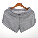 Breathable Mesh Boxers for Men - Loose-Fit Athletic Underwear with Enhancing Pouch Arrow Shorts