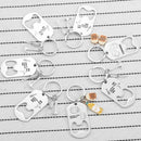Beer Bottle Opener Stainless Steel Keychain Pendant Father's Day Gift