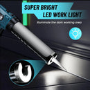 Seesii Electric Caulking Gun 10oz Cordless Caulking Gun w/ LED Light Labor Saving AA Battery Power Caulk Gun for Filling Sealing