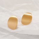 AENSOA Fashion Statement-Ohrringe aus Metall 2022 Goldfarbene geometrische Ohrringe für Damen Hängende Ohrringe Einfacher Party-Schmuck