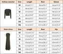 AP 2025 Autumn and Winter Women Hollow Sweater and Satin Sleeveless Dress Elegant Fashion Lady Clothing