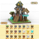 Magnetic Building Blocks Mine World Magnet Cubes Forest Set for Boy Girl Kid Age 3+ DIY Model Children STEM Sensory Toy Gift