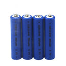 2pcs/lot 10440 3.7v lithium battery flashlight suitable for 350mAh AAA rechargeable battery