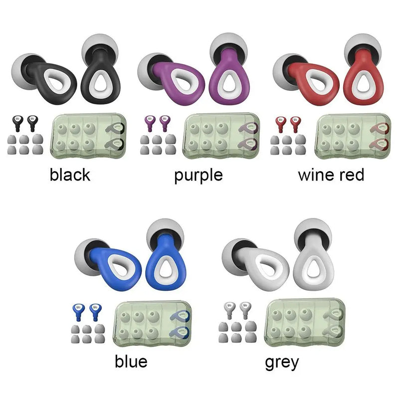 Sound Levels Sports Sleep Care Hearing Protection Earbud Noise Reduction Filter Silicone Earphone Musician Earplugs